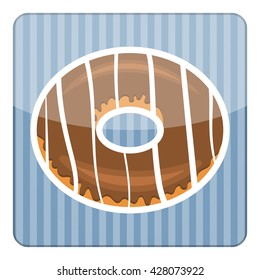 Donut colorful icon