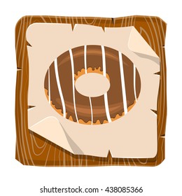 Donut colorful icon