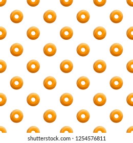 Donut cookies bakery pattern seamless vector repeat for any web design