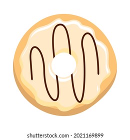 Donut Cream vector cartoon illustrations