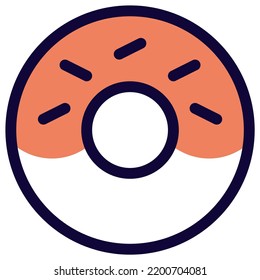 Donut, una deliciosa masa frita.
