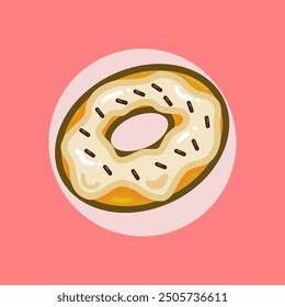 
Un diseño de rosquilla que se ve tentador con un diseño simple