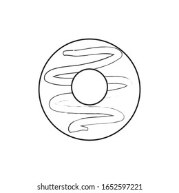 donut design vector icon symbol