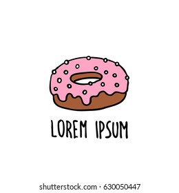 donut doodle icon