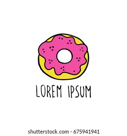 donut doodle icon
