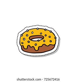 donut doodle icon