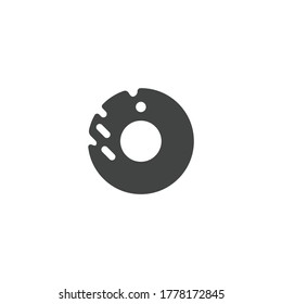 donut, doughnut icon vector illustration