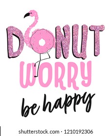 donut flamingo slogan