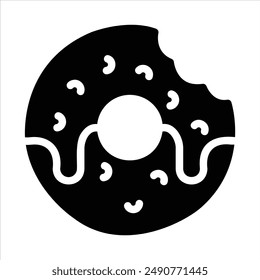 donut in flat design style