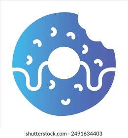 donut in flat design style