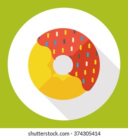 donut flat icon