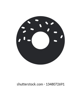 donut flat vector icon