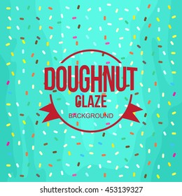 Donut Glaze background Vector 