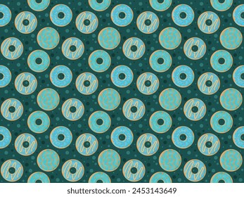 donut glaze cartoon vector pastry icon bakery menu illustration sugar baked dessert food summer eat
