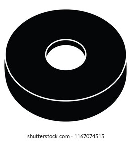donut graphic vector illustration icon