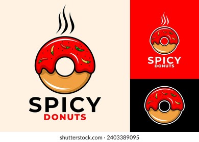 Donut Hot Chili Sauce Logo Design