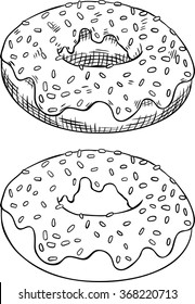 Dessins Donuts High Res Stock Images Shutterstock