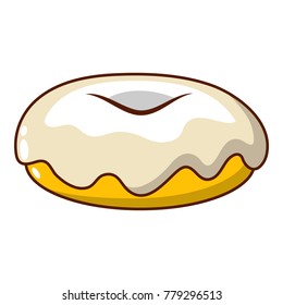 Donut icon. Cartoon illustration of donut vector icon for web