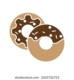 Donut icon clipart illustration vector design