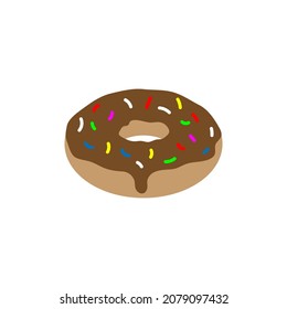 donut icon design template vector isolated illustration