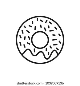 donut icon, doughnut icon 