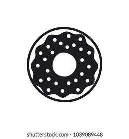 donut icon, doughnut icon 