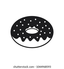 donut icon, doughnut vector icon 