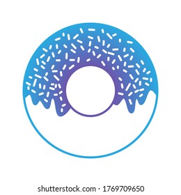 Icono de donut. vector de anillos. modificable. ilustración vectorial