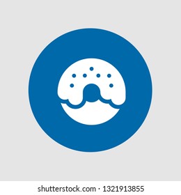  Donut icon. Editable  Donut icon for web or mobile.