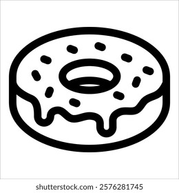 Donut Icon Element For Design