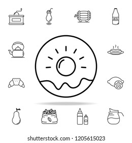 donut icon. Food and drink icons universal set for web and mobile