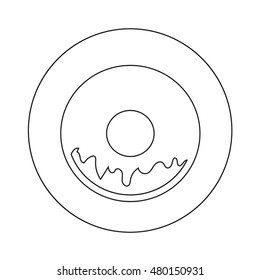 Donut Icon Illustration design