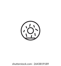 donut icon illustration element design