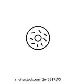 donut icon illustration element design
