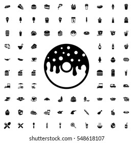 donut icon illustration isolated vector sign symbol