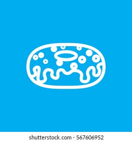 donut icon illustration isolated vector sign symbol