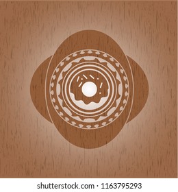 donut icon inside wood emblem