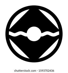 donut icon isolated sign symbol vector illustration - high quality black style vector icons
