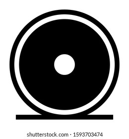 donut icon isolated sign symbol vector illustration - high quality black style vector icons
