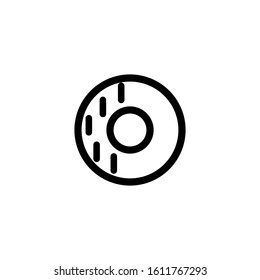 Donut icon. Line design template