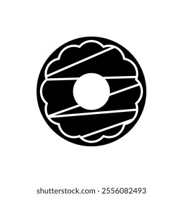 donut icon, modern vector isolated on white background.