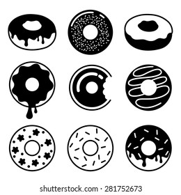 Donut Icon Set