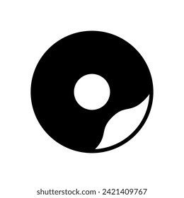 donut icon symbol vector template