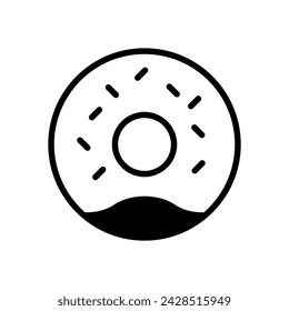 donut icon symbol vector template