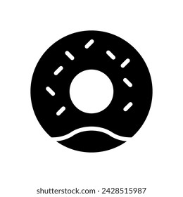 donut icon symbol vector template