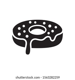 Donut icon in trendy flat style design. Vector graphic illustration. Suitable for website design, logo, app, and ui. EPS 10.