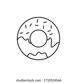 Donut Icon Vector Design Template