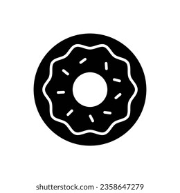 donut icon vector design template simple and clean