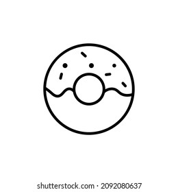 Donut icon vector design templates on white background