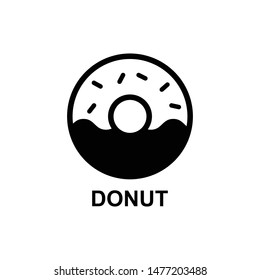 donut icon vector, food icon vector